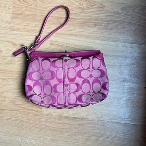 Coach wristlet